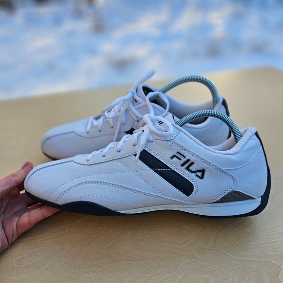 Fila Mens White Kalien T Motosport Lifestyle Casual And Fashion Sneakers Size 11 - Picture 8 of 13